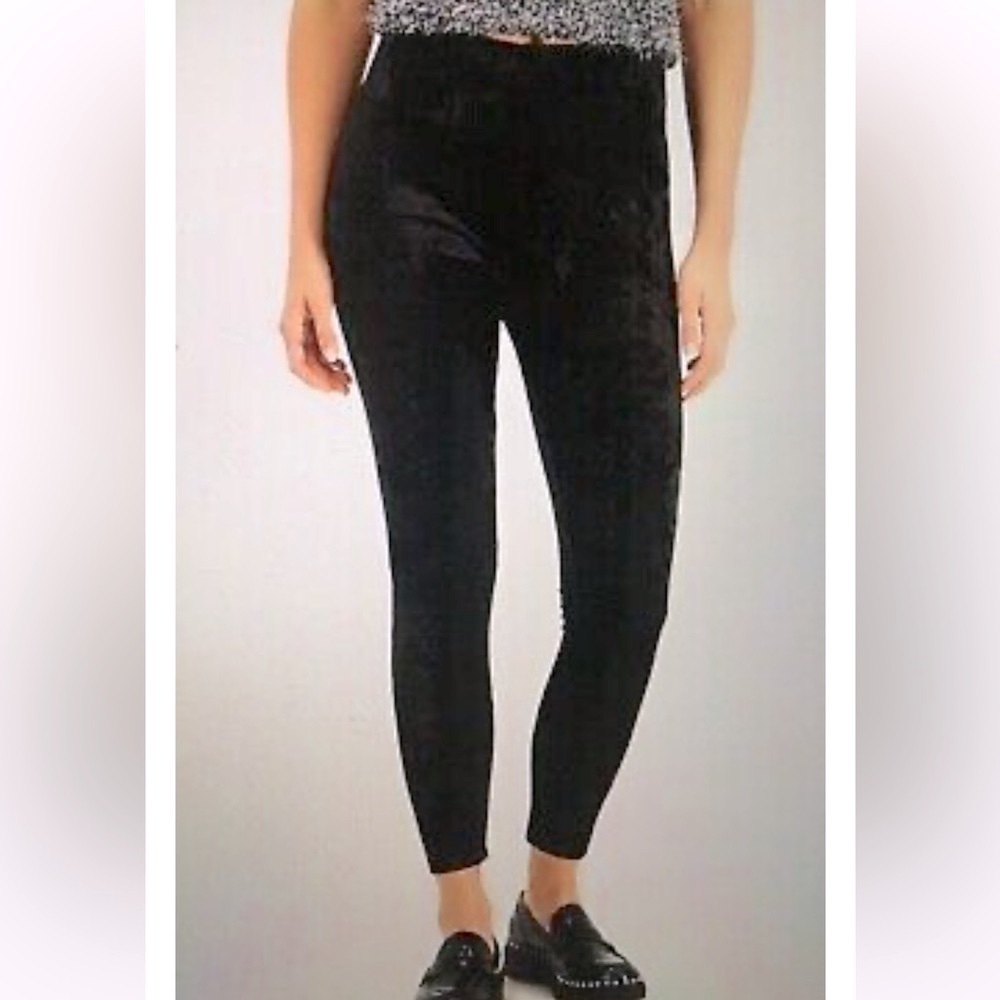 Nanette Nanette Lepore velvet textured print legging black size S